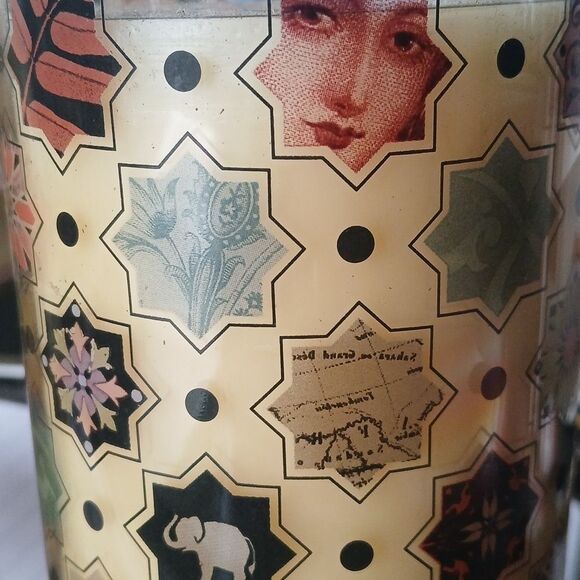 Candle Glass Vanilla Artistic Design New - Picture 2 of 10